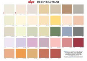 DYO Boya Dış Cephe Renk Katalogu