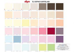DYO Boya İç Cephe Renk Katalogu