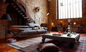 loft stili dekorasyon