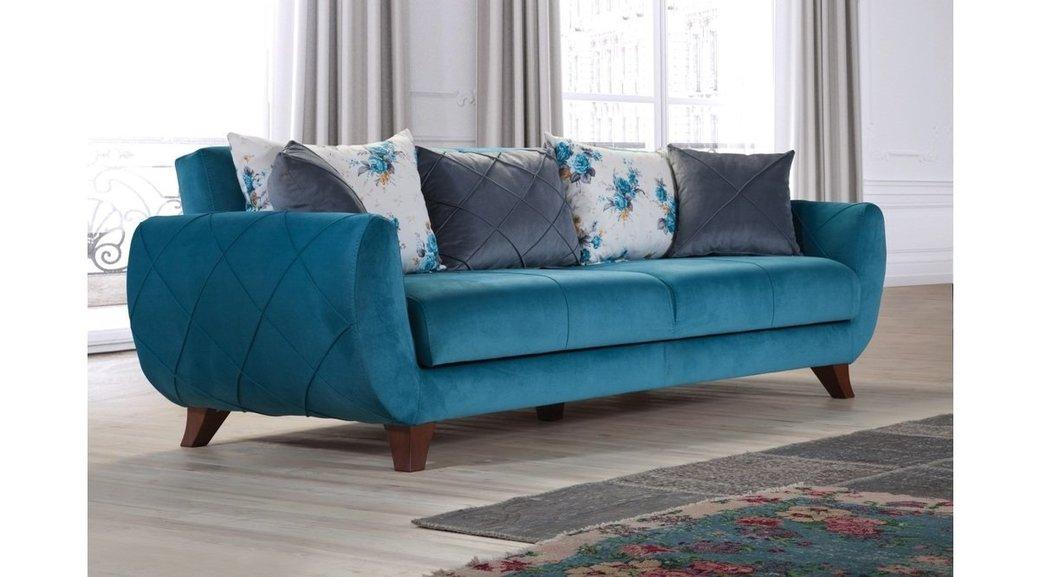 Turquoise color sofa set