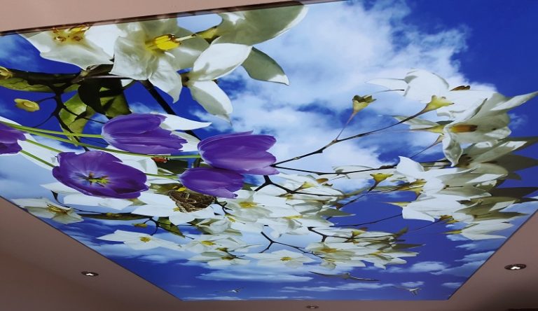 Osmanlı Desenli Gergi Tavan Modelleri