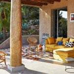 Büyük balkon dekorasyonu