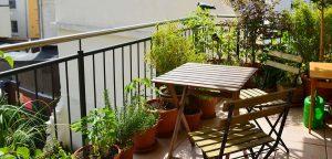 Küçük balkon dekorasyonları