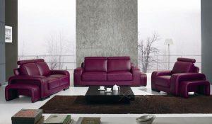 Mürdüm Rengi Chester Koltuk Takımı