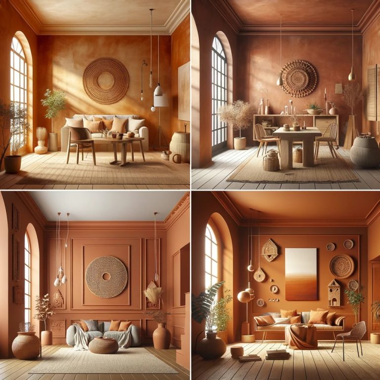 Açık Kiremit Rengi Duvar Boyası