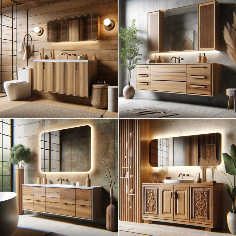 Ahşap Banyo Dolabı Modelleri