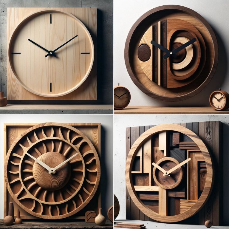 Ahşap Saat Tasarımları