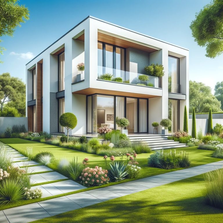 Bahçeli Tripleks Ev Modelleri