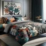 Çiçekli Yatak Örtüsü