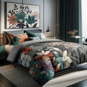 Çiçekli Yatak Örtüsü