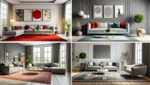 Gri Koltuk Takımına Hangi Renk Halı Gider