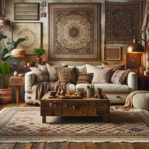 Modern bohem dekorasyon