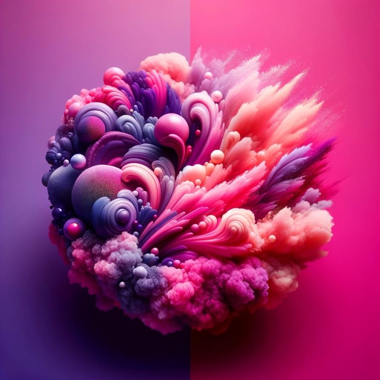 Pembe Mor Karışımı