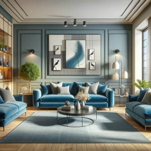 Saks mavisi Koltuk Takımı