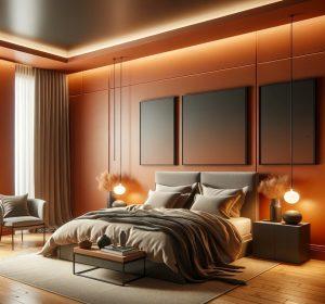 Kiremit rengi Duvar Boyası