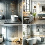 döşenmiş banyo modelleri