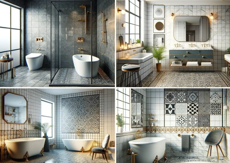 Döşenmiş banyo modelleri