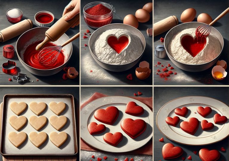 Kırmızı Kalpli Kurabiye Tarifi