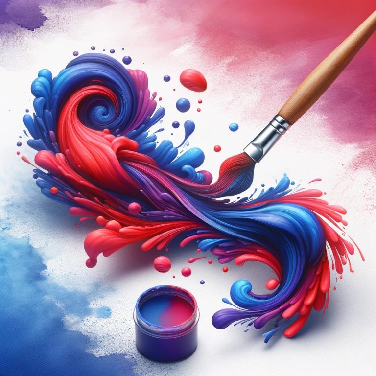 Sulu Boyada Hangi Renkleri Karıştırırsak Mor Olur