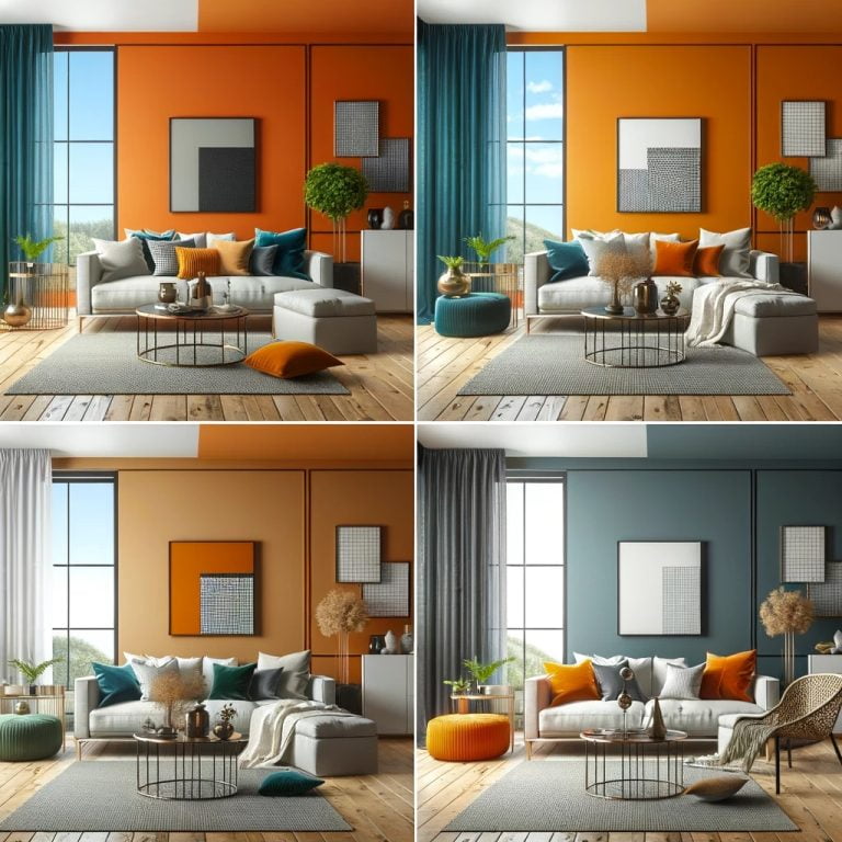 Turuncu ile Uyumlu Renkler Dekorasyon