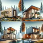 Ahşap Görünümlü Konteyner