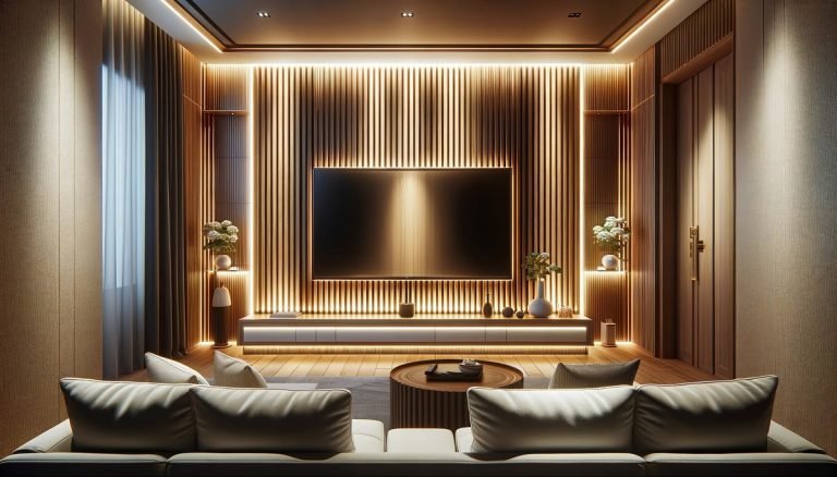 TV Arkası Çıtalama Modelleri