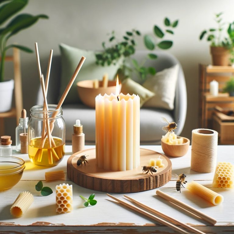 evde bitmeyen mum yapımı