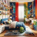 Erkek Çocuk Odası Perde Modelleri