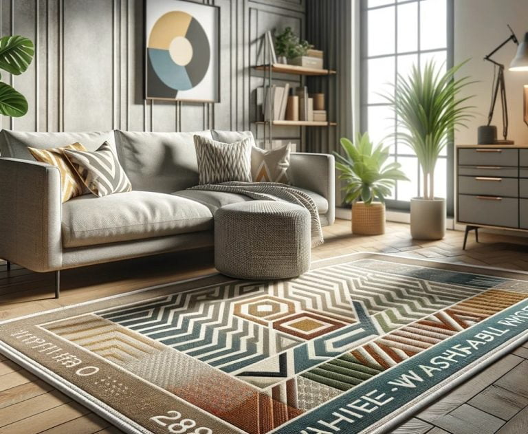 Makinede Yıkanabilir Kilim Modelleri
