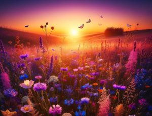 Romantik Çiçek Notları